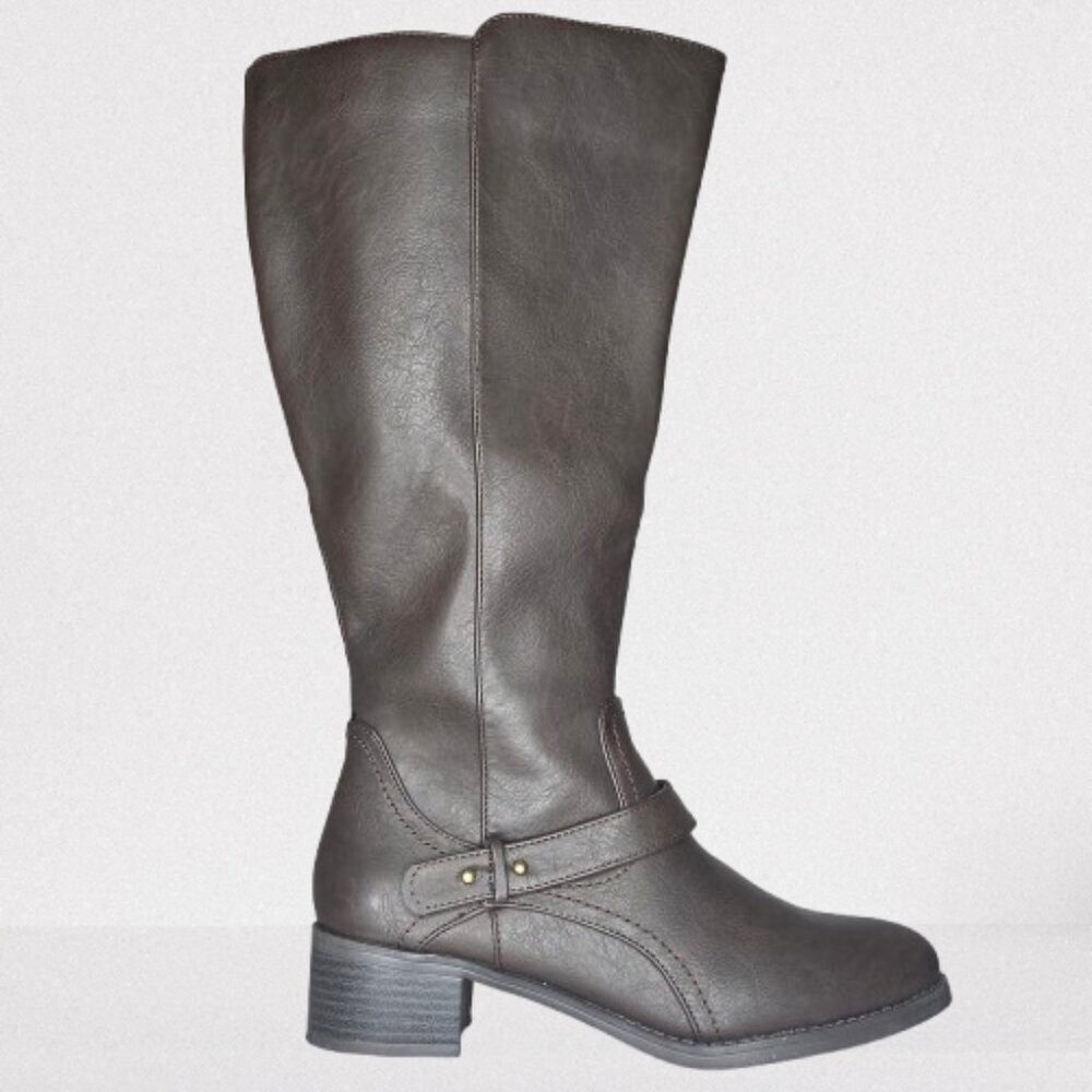 NWT Easy Street Women's Jewel Brown Riding Boots